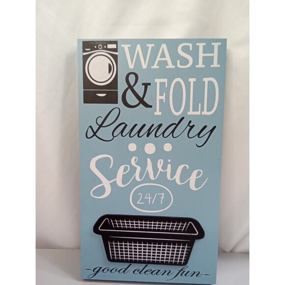 Laundry‎ Room Wall Art Wood - Picture 2 of 8